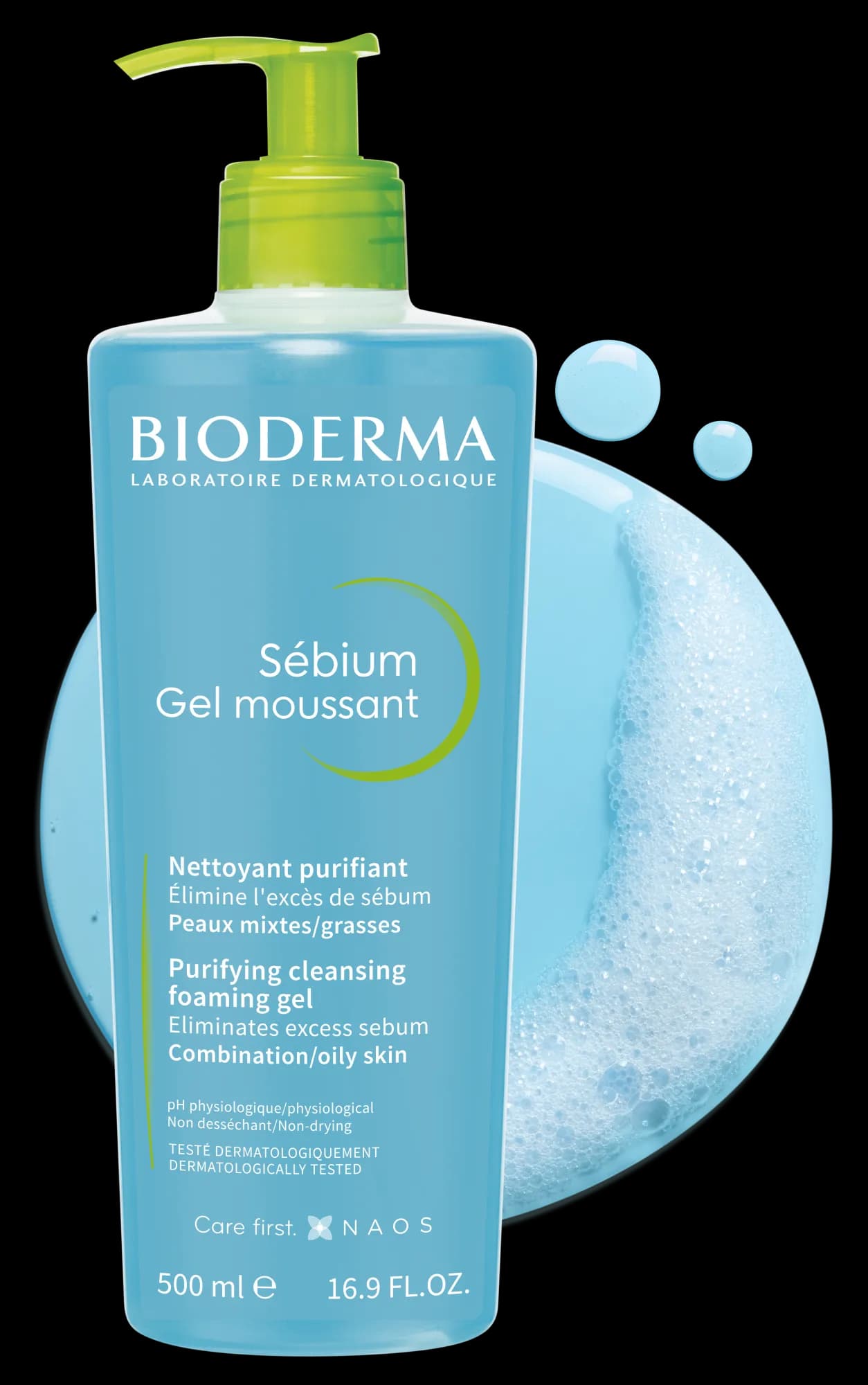 Bioderma - Face Cleanser - Sébium - Makeup Removing Cleanser - Skin Purifying - Face Wash for Combination to Oily Skin - Image 2