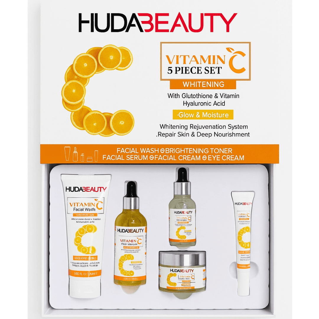 HUDA BEAUTY Vitamin C 5-Piece Skincare Set - Image 3