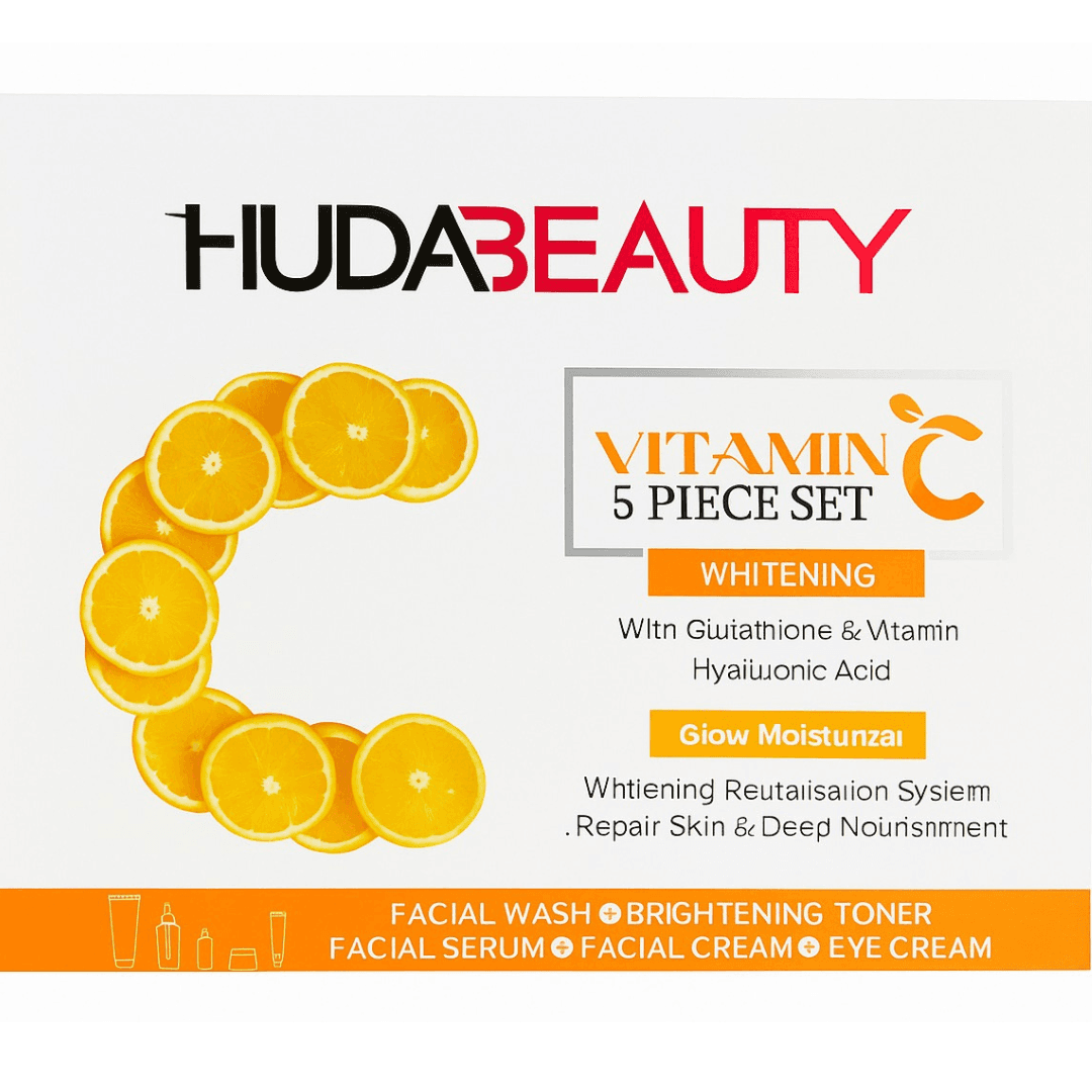 HUDA BEAUTY Vitamin C 5-Piece Skincare Set - Image 2