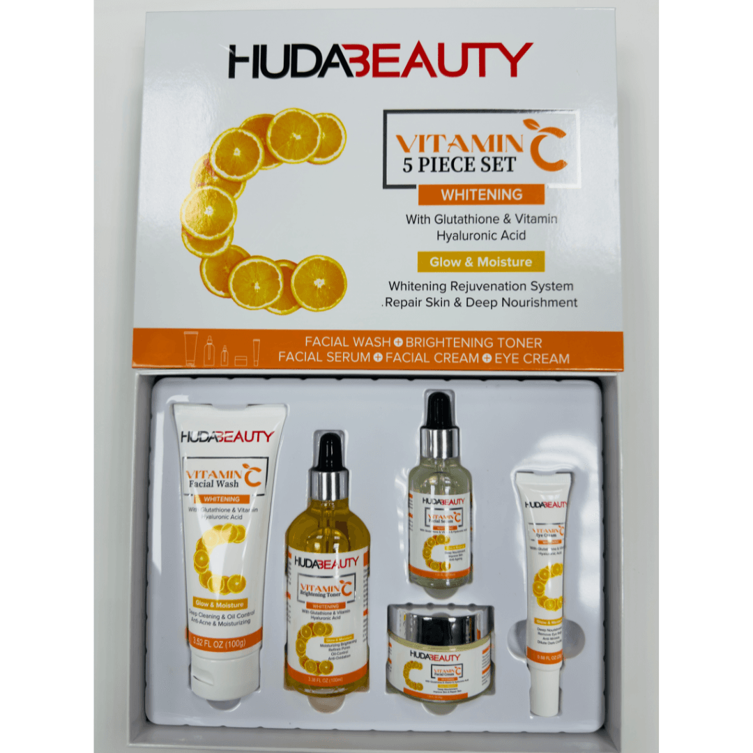 HUDA BEAUTY Vitamin C 5-Piece Skincare Set - Image 4